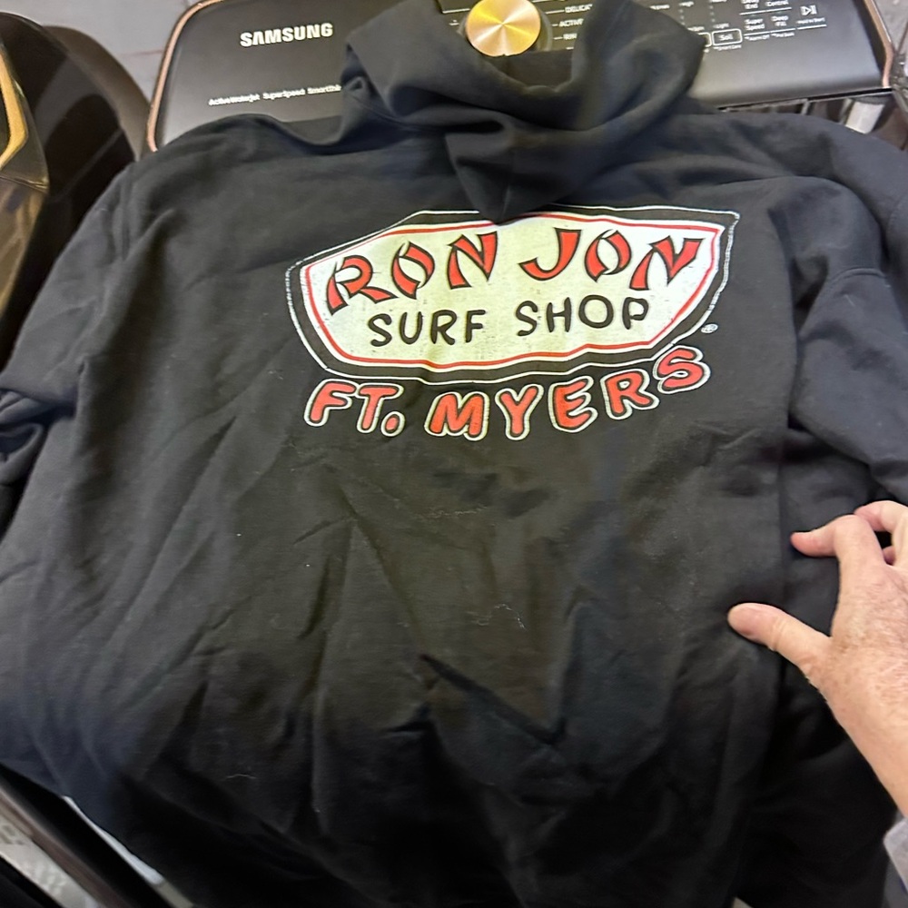 Ron Jon Black Surf Shop Hoodie